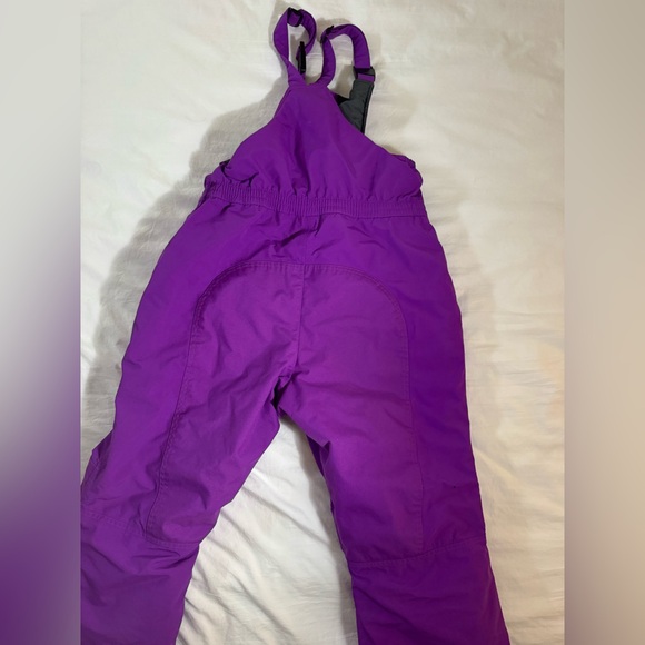 Lands' End Kids' Bright Purple Overalls - Picture 3 of 3